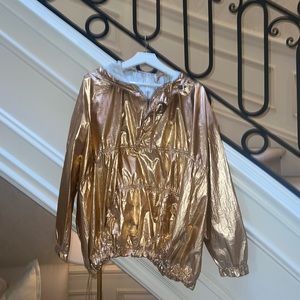 Rose Gold Windbreaker Jacket